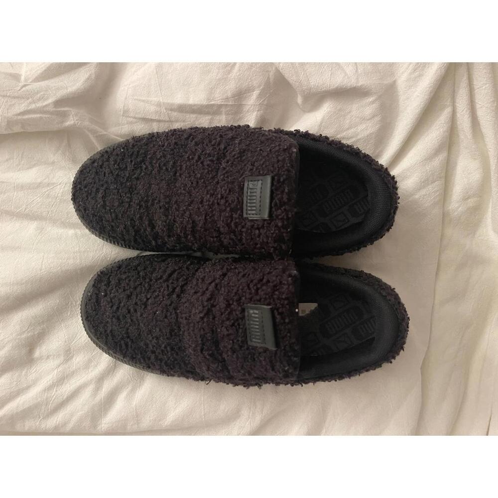 Black Sherpa Puma shoes